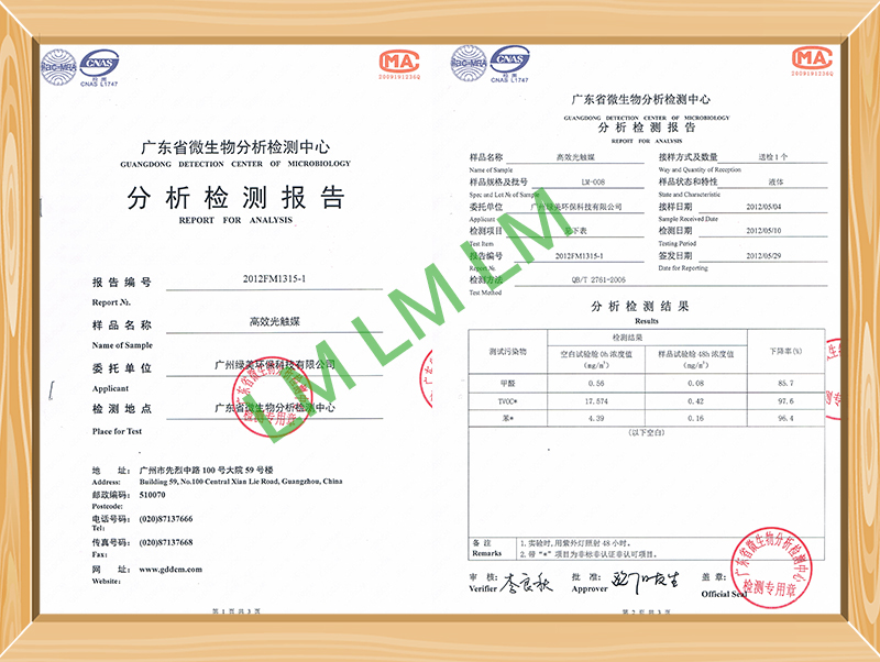 高效檢測報告